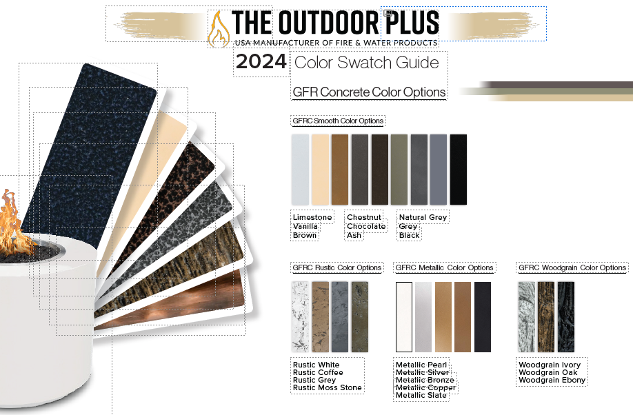 The Outdoor Plus Color Swatch Guide - CozeeFlames.com