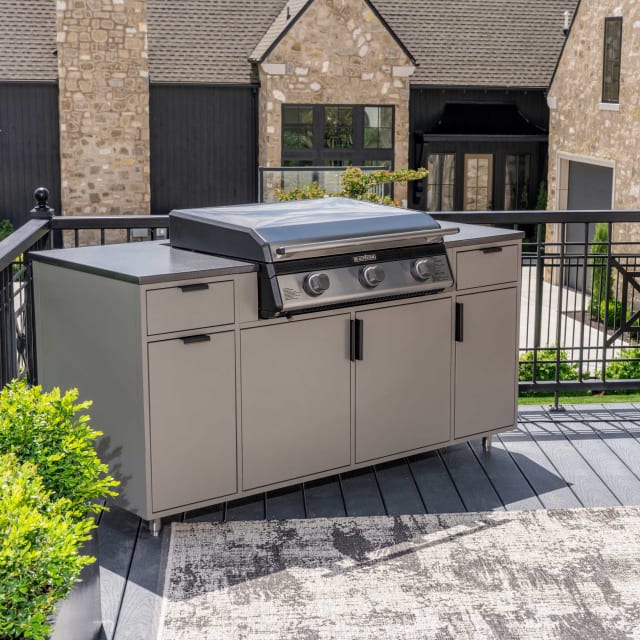 Griddle Island w/28" XL Premium Built in Griddle - KY23002 - CozeeFlames.com