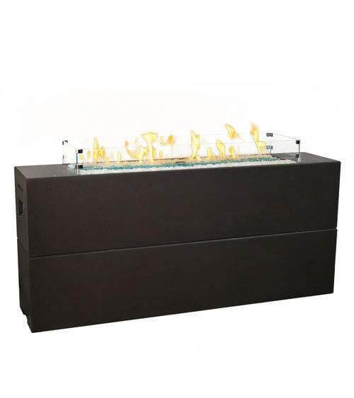 American Fyre Designs- Milan Tall Linear Fire Table- 215-xx-11-M8xC - CozeeFlames.com