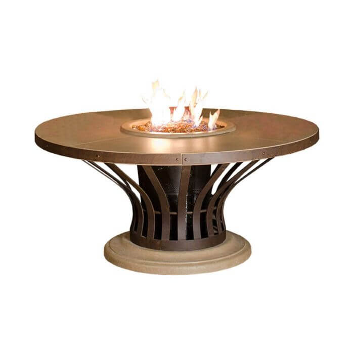 American Fyre Designs- Fiesta Fire Table- AFD-770 - CozeeFlames.com