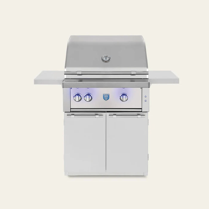 American Made Grills - Freestanding 30" Estate Gas Grill - ESTFS30-NG/LP - CozeeFlames.com
