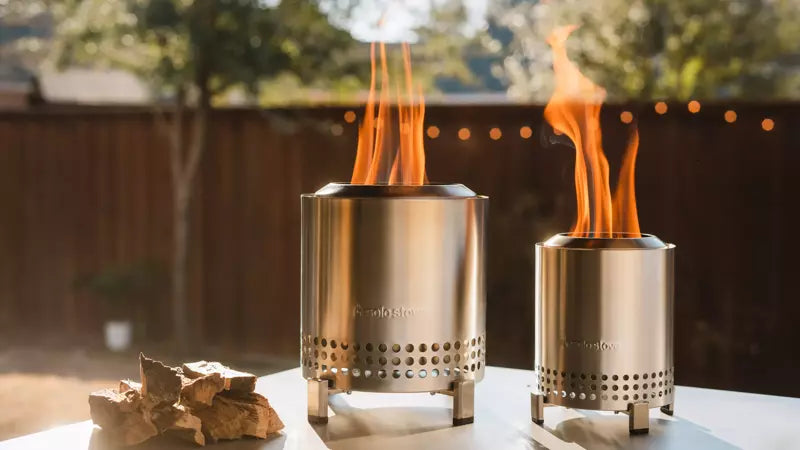 Lifestyle picture of the Mesa and Mesa XL Fire pit by Solo Stove