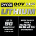 RYOBI 80v Hp brushless 30″ self-propelled dual-blade lawn mower kit