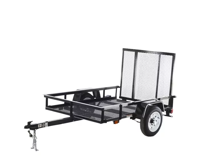 Carry-On Trailer 4′ x 7′ Mesh Floor Utility Trailer with Gate