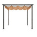 Stylish 10′ x 13′ Aluminum Patio Pergola with Retractable Canopy – Perfect Backyard Shade Shelter for Outdoor Parties