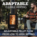 Even Embers Pellet-Fueled Patio Heater, 100 sq. ft., 70,000 BTU