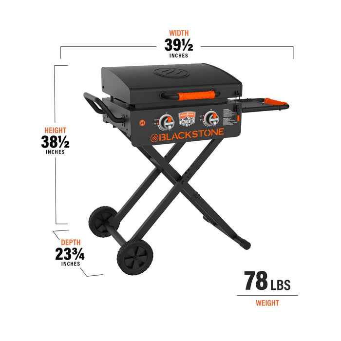 Blackstone 22" On The Go Scissor Cart Griddle W/Hood - 2350