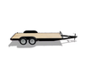 Carry-On Trailer 7-ft x 16-ft Treated Lumber Utility Trailer