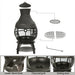 HeatMaxx 45 in. Outdoor Wood-Burning Chiminea
