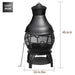 HeatMaxx 45 in. Outdoor Wood-Burning Chiminea