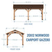 Norwood Carport/Gazebo 20×12