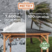 Cordova 14×10 Outdoor Gazebo with Steel Frame and Weather-Resistant Canopy