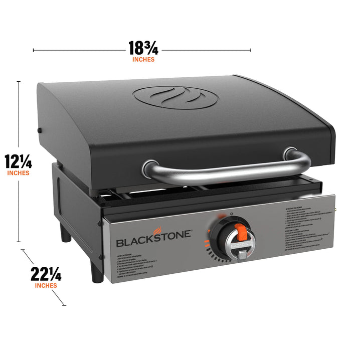 Original 17" Tabletop Griddle with Hood - 2143 - CozeeFlames.com