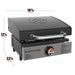 Original 17" Tabletop Griddle with Hood - 2143 - CozeeFlames.com