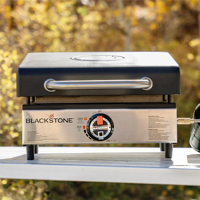 Original 17" Tabletop Griddle with Hood - 2143 - CozeeFlames.com