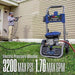 Westinghouse 3,200 PSI 1.76 GPM Electric Cold Water Pressure Washer with 5 Nozzles and Soap Tank