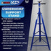 K Tool 2 Ton Under Hoist Jack Stand