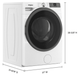 Whirlpool WFW5720RW 4.5 cu. ft. Smart Front Load Washer FreshFlow Vent System