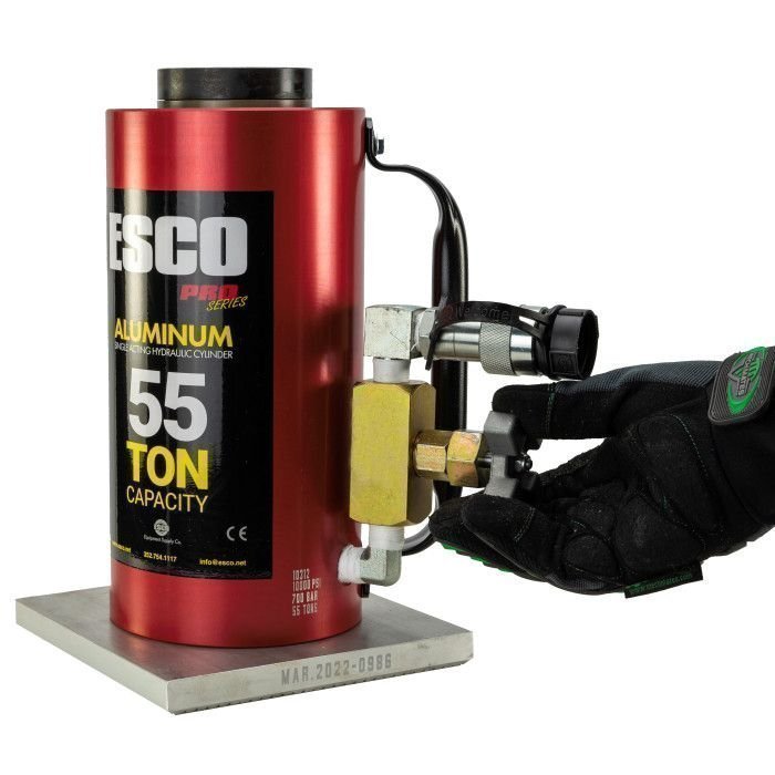 ESCO HD Lightweight 55-Ton Tall Hydraulic Jack