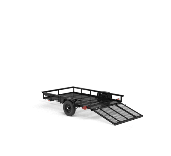 Carry-On Trailer 5-ft x 8-ft Steel Mesh Utility Trailer with Ramp Gate