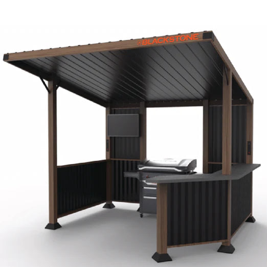 Blackstone 10' x 10' Bar and Grill Pavilion Bundle - CozeeFlames.com