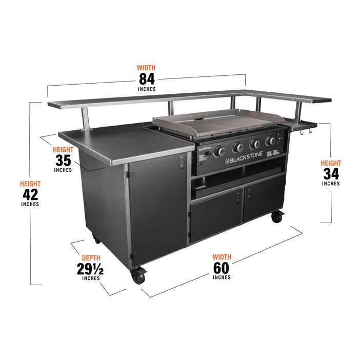 5 Person Chef's Table w/36" Griddle - 6023