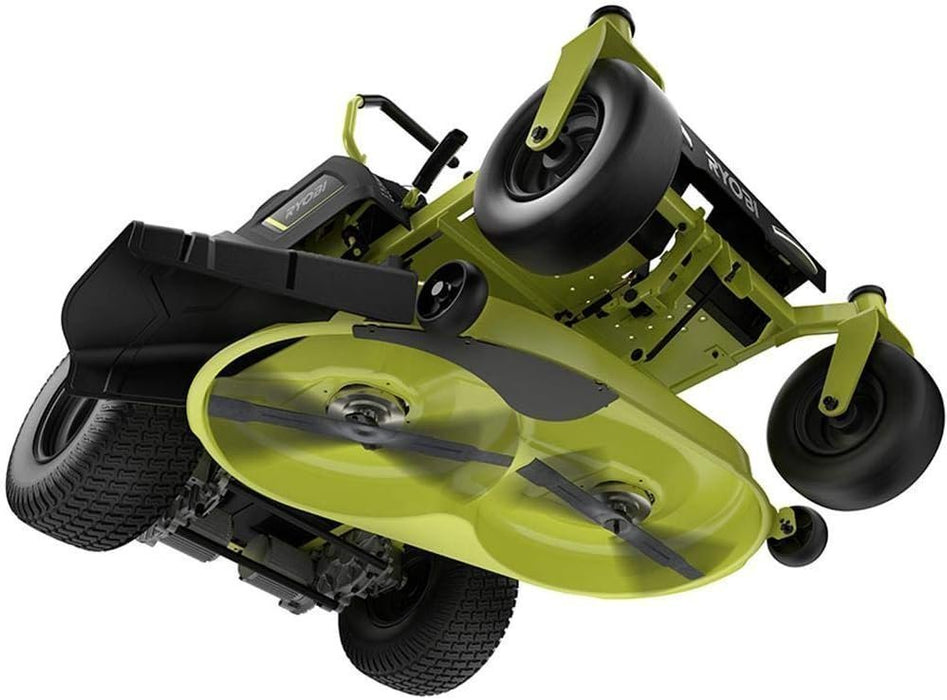 RYOBI 42 in. 100 Ah Battery Electric Riding Zero Turn Mower RY48ZTR100