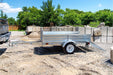 DK2 5-ft x 7-ft Steel Utility Trailer with Ramp Gate ( 1639-lb Capacity ) 2491713