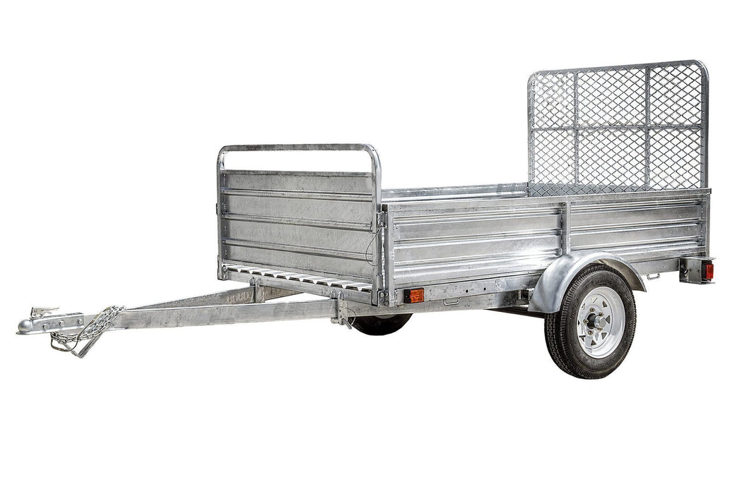 DK2 5-ft x 7-ft Steel Utility Trailer with Ramp Gate ( 1639-lb Capacity ) 2491713