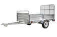 DK2 5-ft x 7-ft Steel Utility Trailer with Ramp Gate ( 1639-lb Capacity ) 2491713