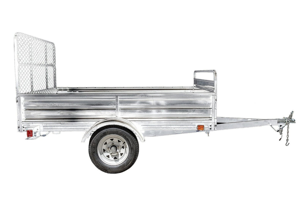 DK2 5-ft x 7-ft Steel Utility Trailer with Ramp Gate ( 1639-lb Capacity ) 2491713