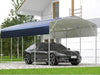 11x19FT Heavy Duty Metal Carport | Galvanized Outdoor Shelter for Cars, Boats & Parties