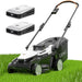 Litheli 13″ 20V Cordless Lawn Mower with 4.0Ah Battery