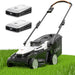 Litheli 13″ 20V Cordless Lawn Mower with 4.0Ah Battery