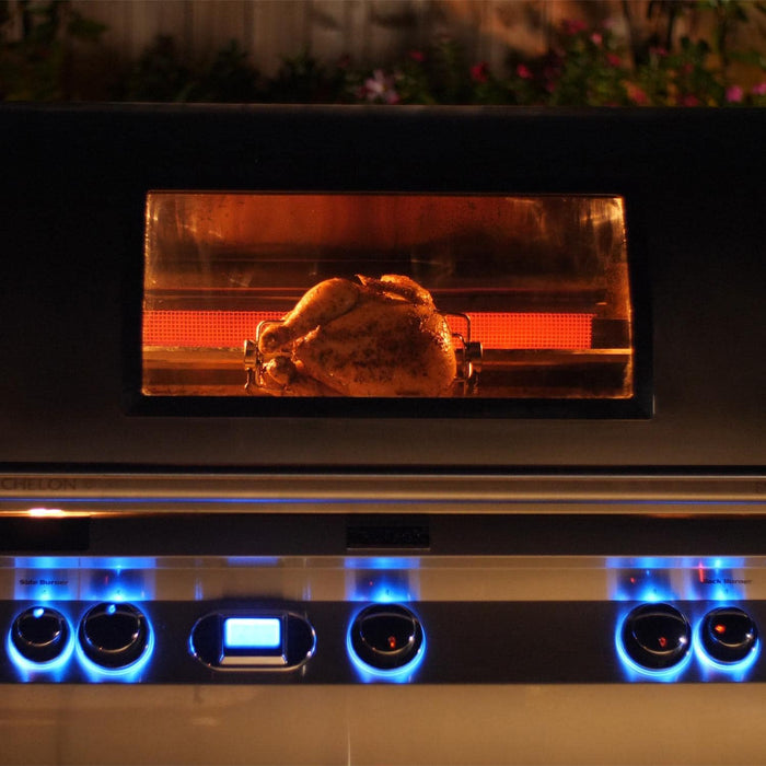 Fire Magic - 36-inch Echelon Diamond E790i Freestanding Grill with Digital Thermometer & Single Side Burner - CozeeFlames.com