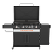 Blackstone 36-in Culinary Cabinet Griddle with Side Table: Versatile Outdoor Cooking in Stainless Steel