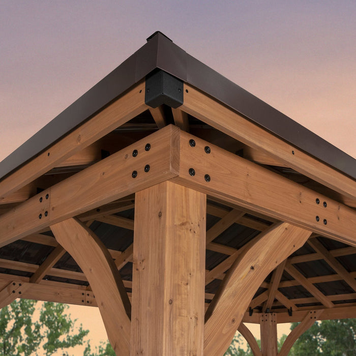 Cordova 14×10 Outdoor Gazebo with Steel Frame and Weather-Resistant Canopy