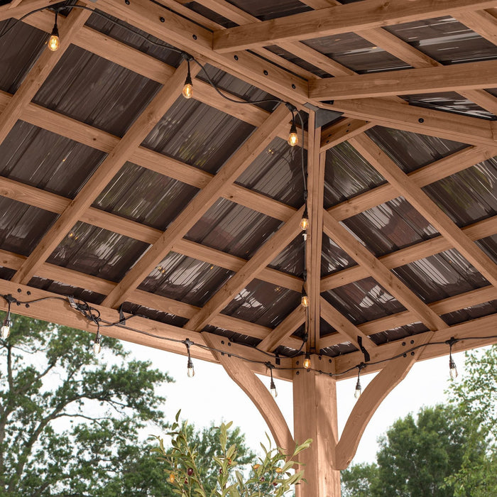 Cordova 14×10 Outdoor Gazebo with Steel Frame and Weather-Resistant Canopy