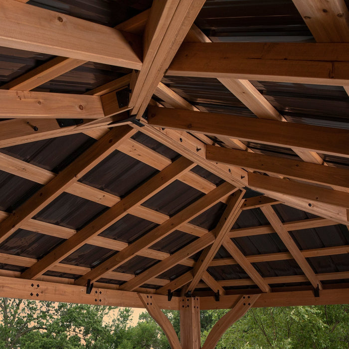 Cordova 14×10 Outdoor Gazebo with Steel Frame and Weather-Resistant Canopy