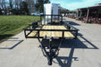 6′ 4″ x 10 Utility Trailer Dovetail Powder Coated With Gate 3,500lb Axle