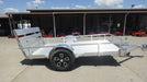 5′ x 10′ Aluminum Utility Trailer with Gate and Mag Wheels – 3500 lb Axle
