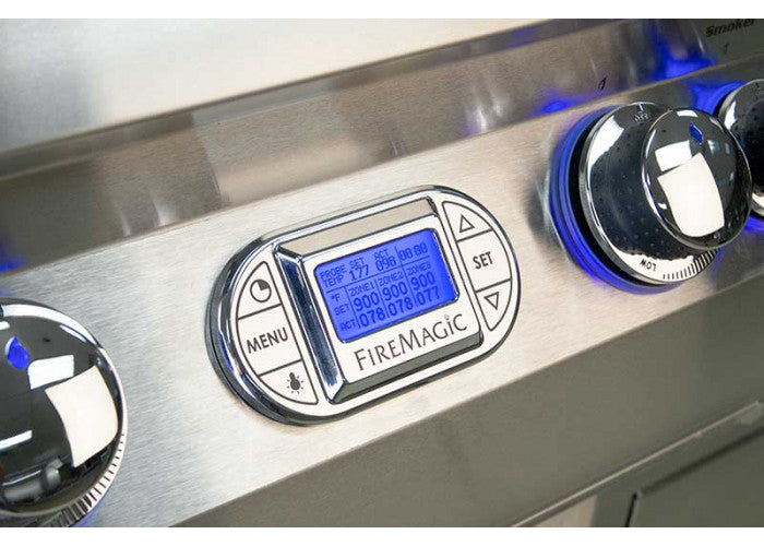Fire Magic - Echelon E1060s Portable Grill Analog Thermometer and Power Burner - - CozeeFlames.com