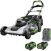 EGO Power+ 21 Inch Self-Propelled Mower Touch Drive With Charger, 4.0Ah And 6.0Ah Batteries