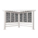 Richmond Modern Steel Cabana Pergola