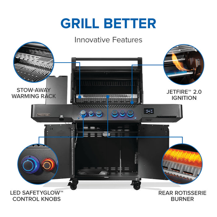 Napoleon Phantom Prestige 500 Gas Grill Connected RSIB