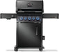 Napoleon Phantom Rogue® PRO-S 425 Grill with Infrared Side and Rear Burners, Freestanding Gas Grill with Infrared Rear & Side Burners - Matte Black - CozeeFlames.com