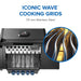 Napoleon Phantom Rogue® PRO-S 425 Grill with Infrared Side and Rear Burners, Freestanding Gas Grill with Infrared Rear & Side Burners - Matte Black - CozeeFlames.com