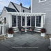 Richmond Modern Steel Cabana Pergola