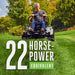EGO Power ZT4204L 42-Inch 56-Volt Lithium-ion Cordless Z6 Zero Turn Riding Mower with (4) 10.0Ah Batteries and Charger Included