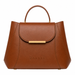 Arc-Flap Carryall Handbag